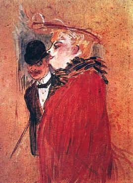  Henri  Toulouse-Lautrec Couple oil painting picture